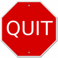 quit